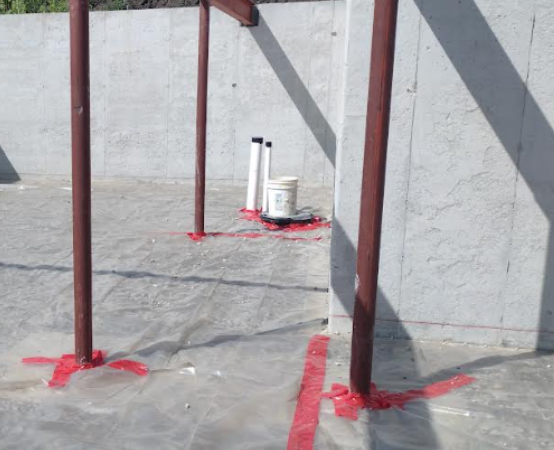 Vapor Barrier and proper sealing of joints and penetrations