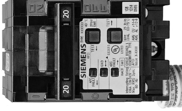 Two pole AFCI Breaker.