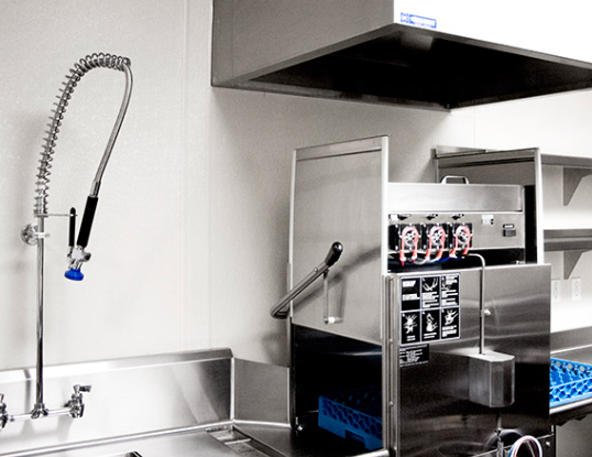 Type II hood over dishwasher not permitted for grease-producing appliances