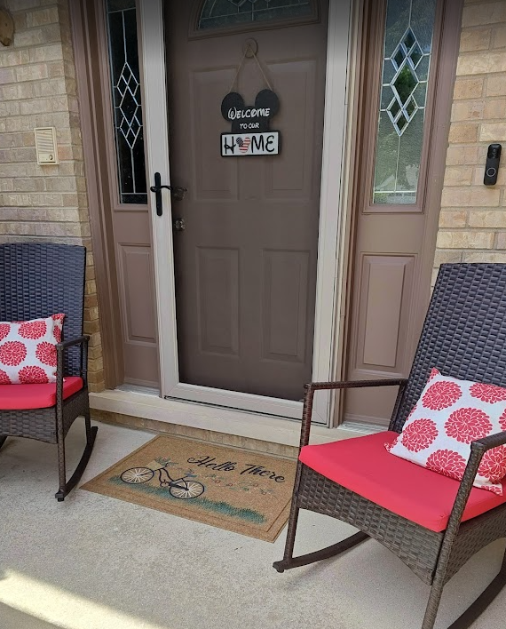 Required egress door at the front entrance of a dwelling under IRC R311 means of egress requirements