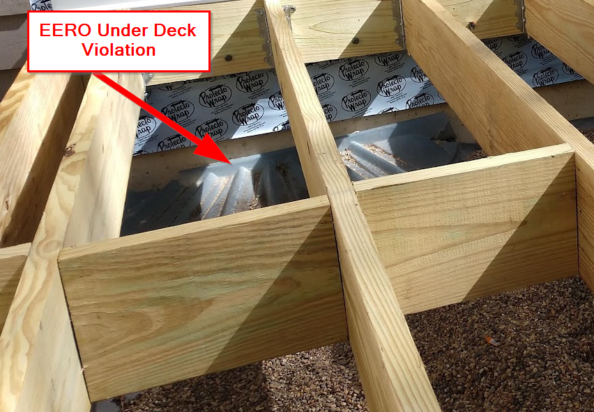 Can You Build a Deck in Front of an Egress Window? IRC requirements for decks over emergency escape and rescue openings.