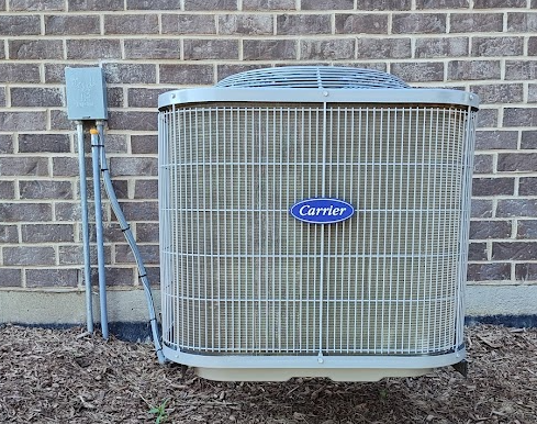 Outdoor HVAC GFCI protection with condenser and disconnect
